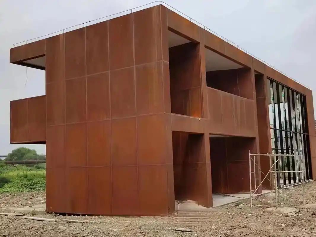 通榆耐候钢板幕墙