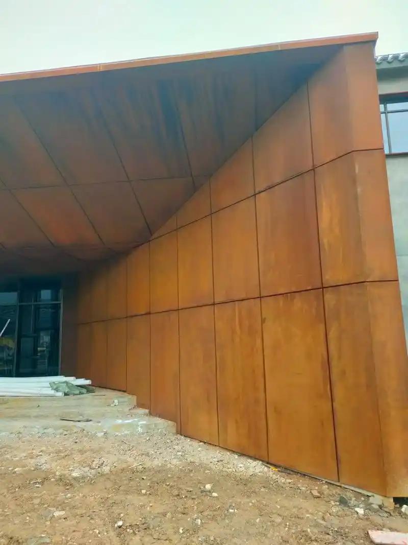 通榆锈钢板幕墙