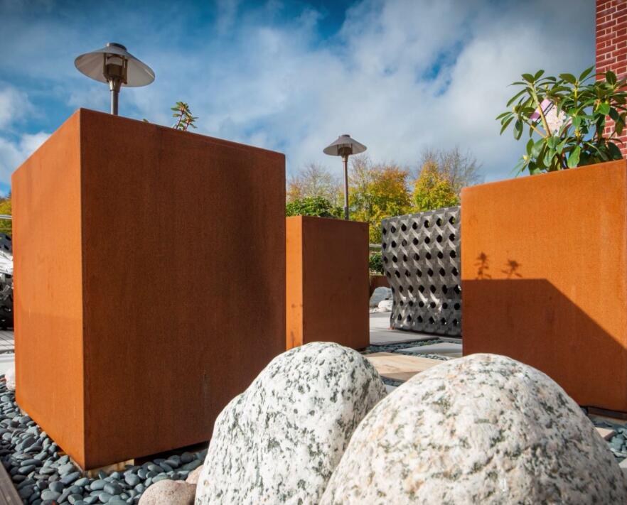 通榆锈钢板花箱